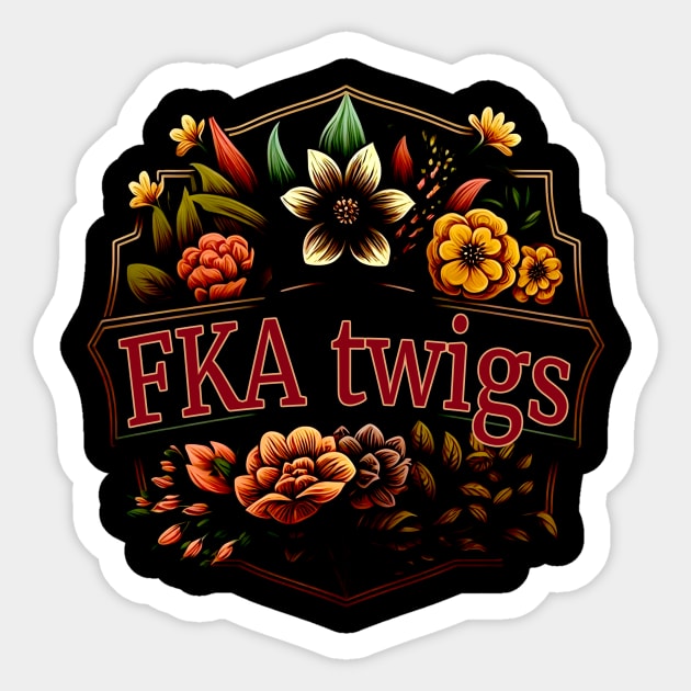FKA twigs Flower Vintage Sticker by Itulah Cinta